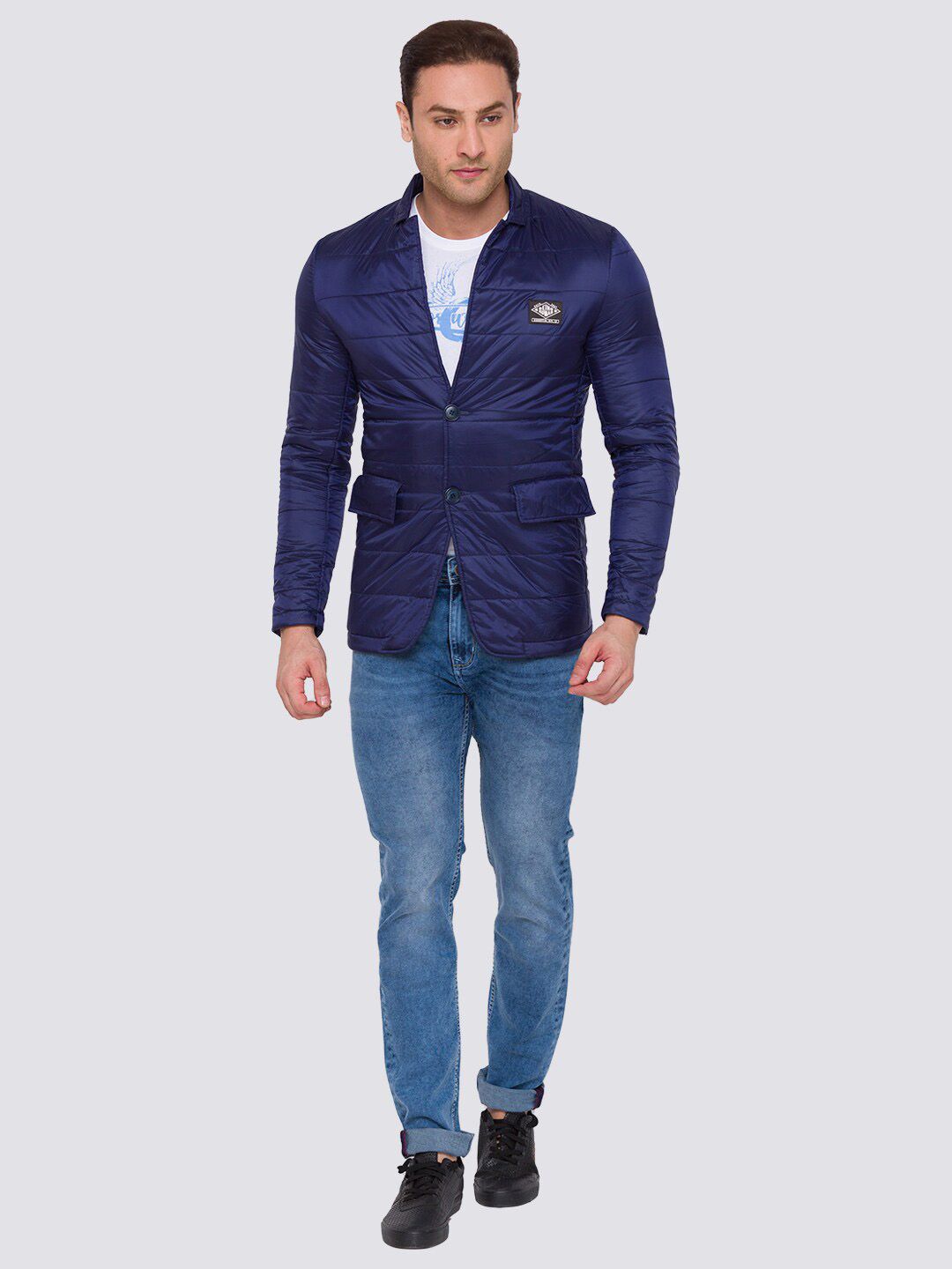 Being Human Spread Collar Padded Jacket