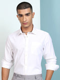 HIGHLANDER Regular Fit Button Down Collar Full Sleeve Satin Shirt