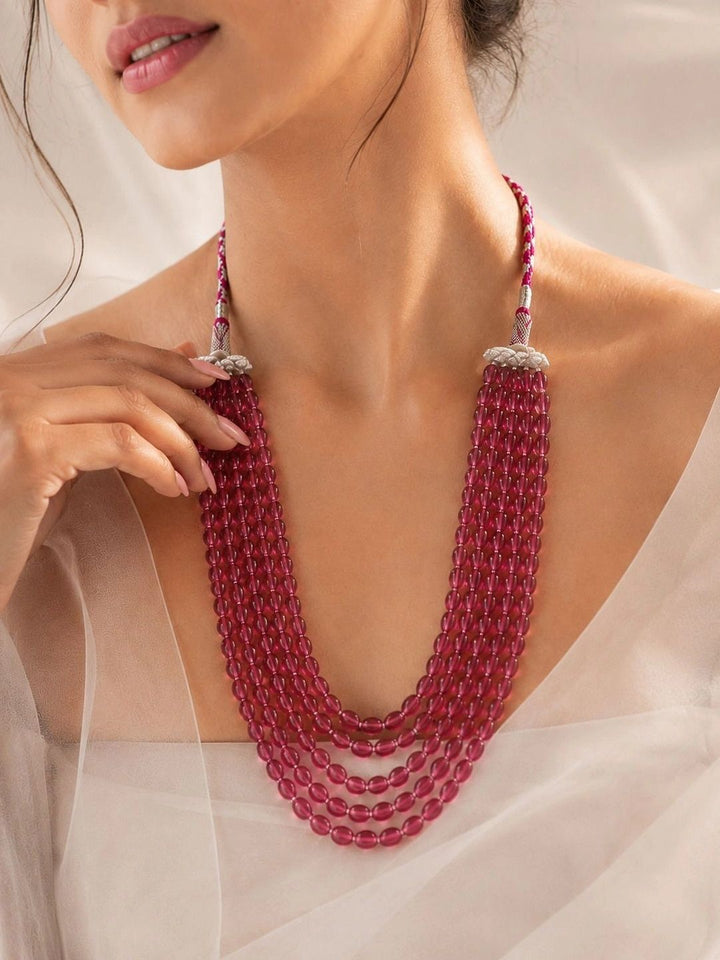 PANASH Women Rose Gold-Plated Layered Necklace