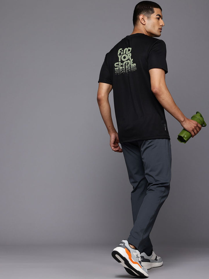 HRX by Hrithik Roshan Typography Printed Rapid-Dry Running T-shirt
