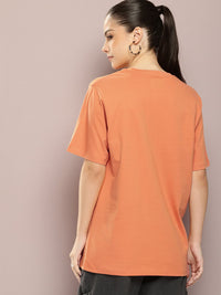 DILLINGER Women Graphic Printed Oversized T-shirt