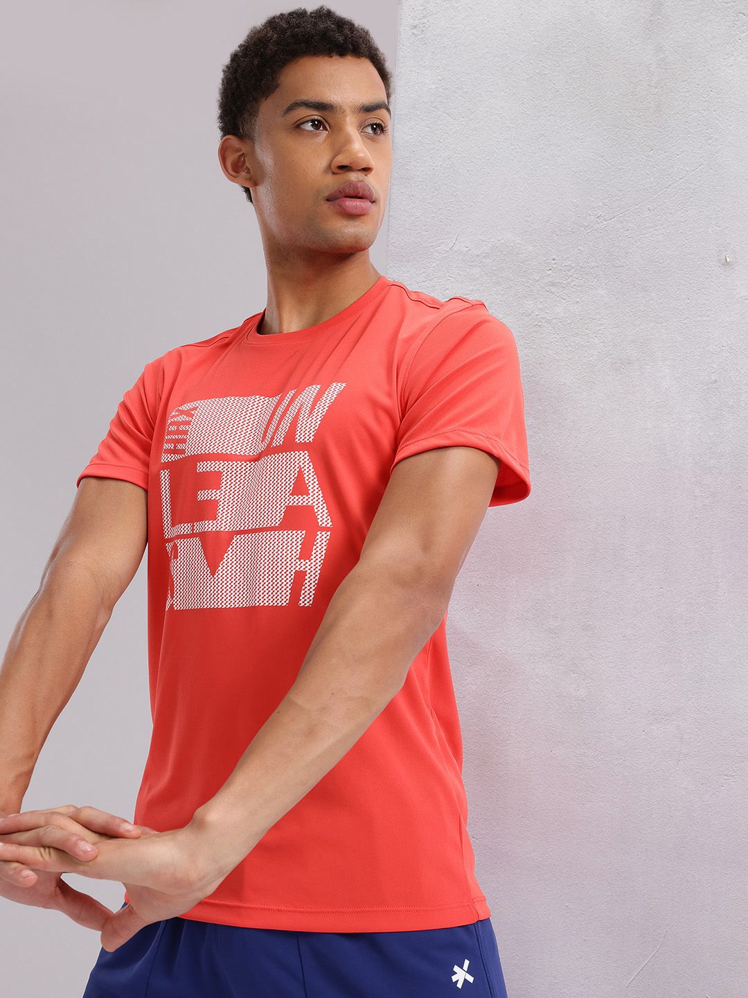 HRX by Hrithik Roshan Men Typography Printed Rapid-Dry Training T-shirt