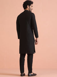 KISAH Geometric Embroidered Mirror Work Kurta