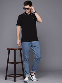 Raymond Men Polo Collar Pure Cotton T-shirt
