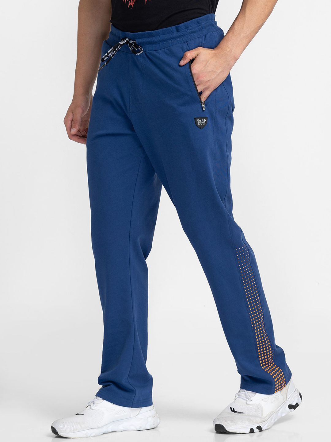 Being Human Men Cotton Regular Fit Track Pants