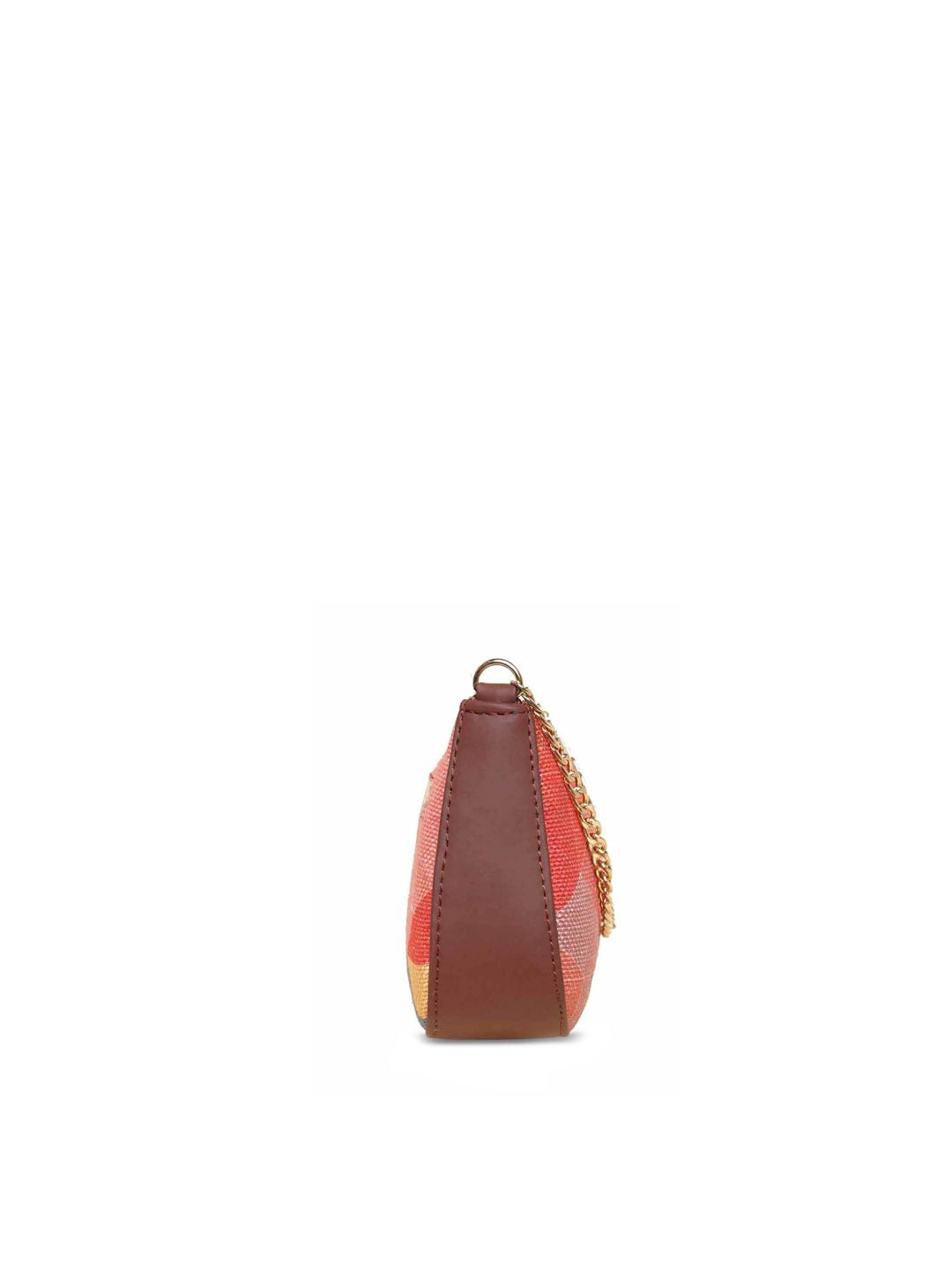 ZOUK Printed Structured Baguette Bag Handbags