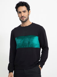 RARE RABBIT Men Tide Colourblocked Sweatshirt