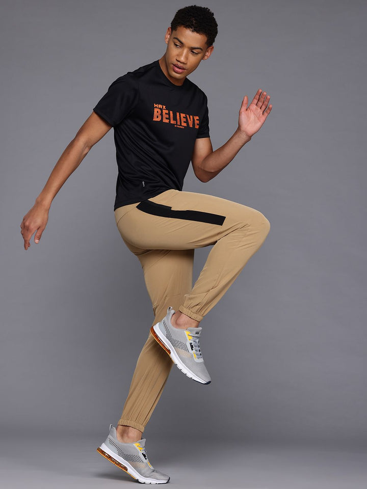HRX by Hrithik Roshan Men Regular Fit Rapid-Dry Reflective Running Joggers