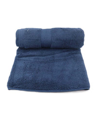 BOMBAY DYEING Super Ultrx Blue Pure Cotton 650 GSM Bath Towel