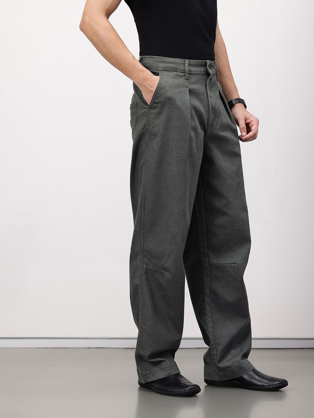 ether Men Grower Oversized Fit Mid-Rise Jeans