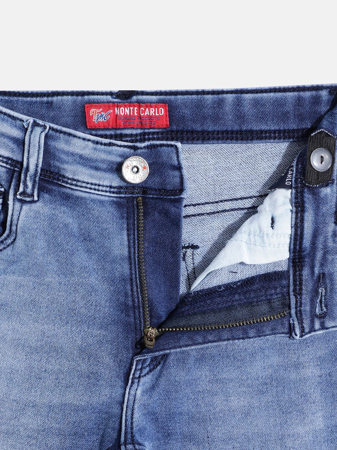 Monte Carlo Boys Slim Fit Stretchable Jeans