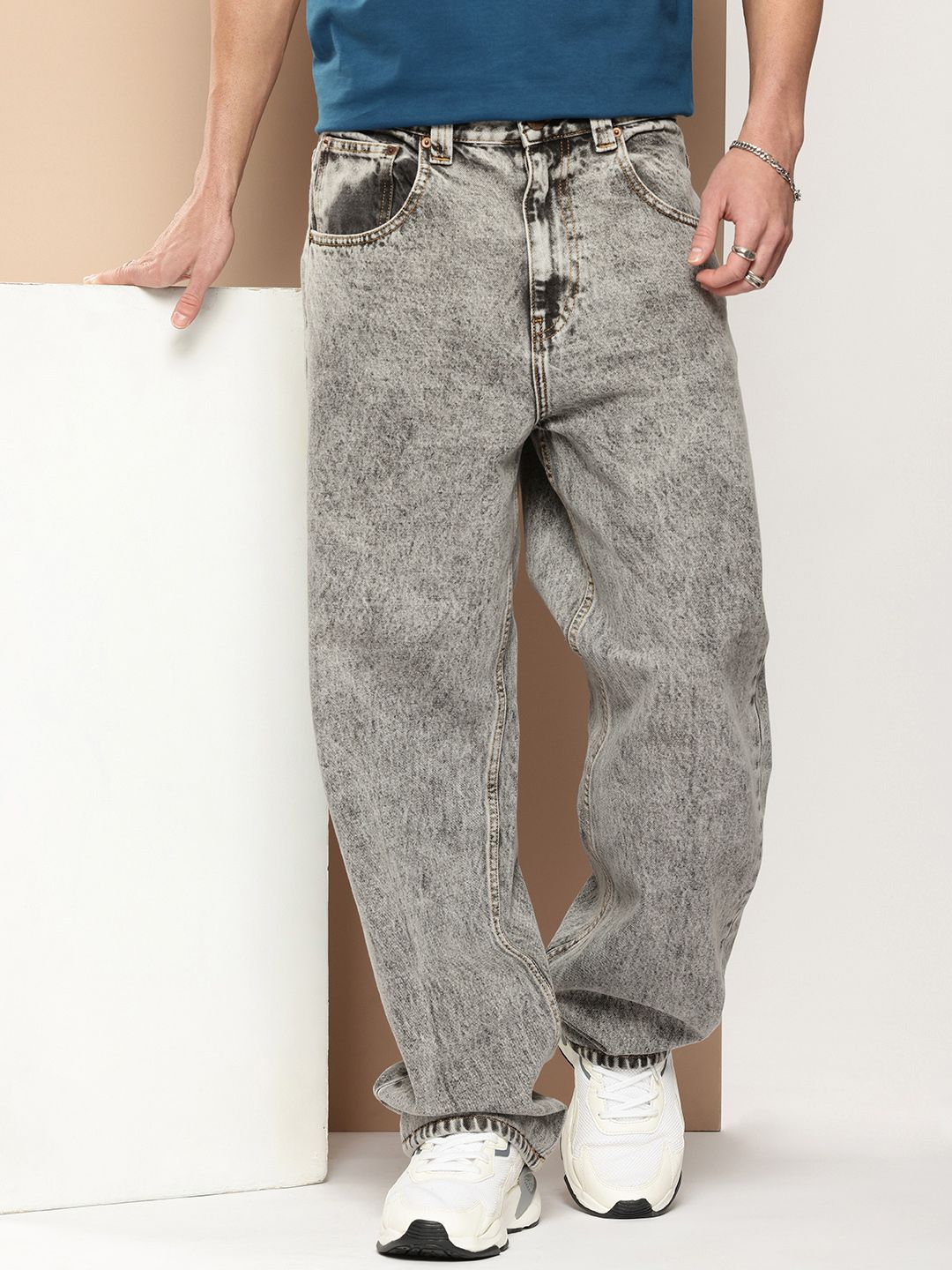 Difference of Opinion Men Relaxed Fit Heavy Fade Jeans