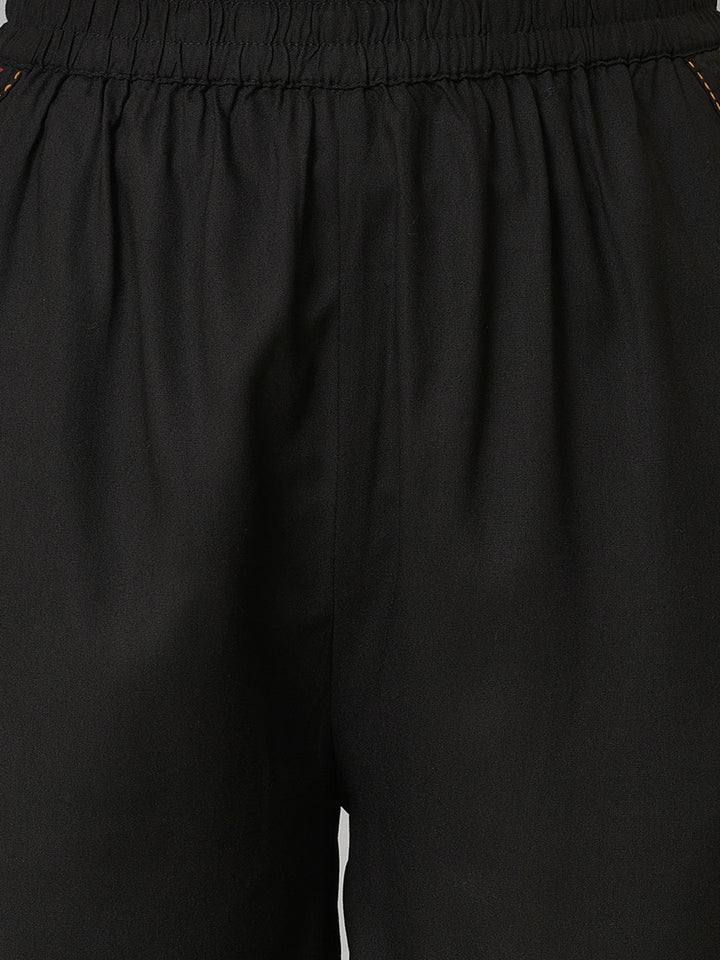 W Women Mid-Rise Regular Fit Parallel Trousers
