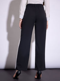 SASSAFRAS worklyf Women Formal Parallel Trousers