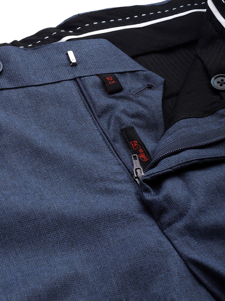 Raymond Men Solid Slim Fit Trousers