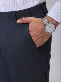 The Indian Garage Co. X Luxe Men Slim Fit Formal Trousers