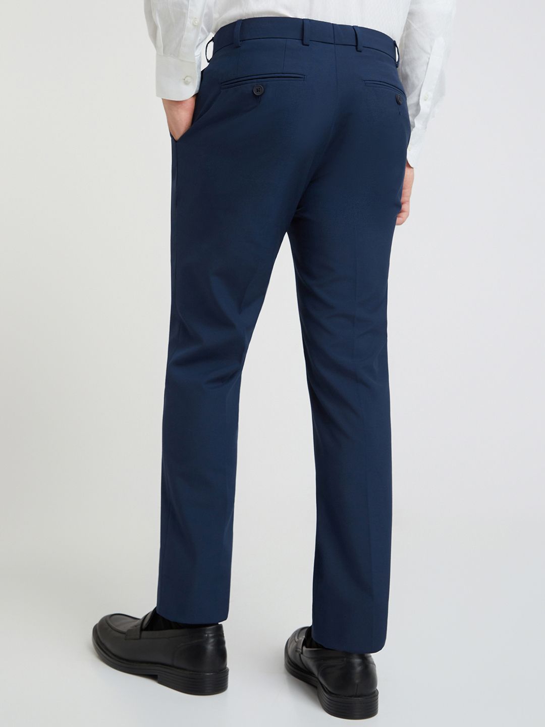 Raymond Men Mid-Rise Slim Fit Formal Trousers
