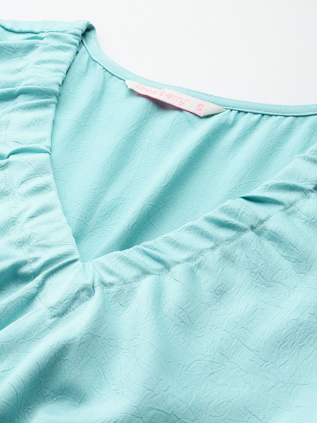 DressBerry Cinched Waist A-Line Midi Dress
