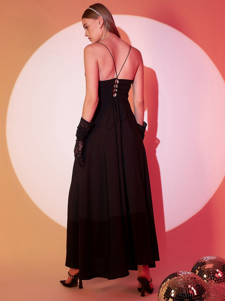 Berrylush Maxi Shoulder Straps Dress