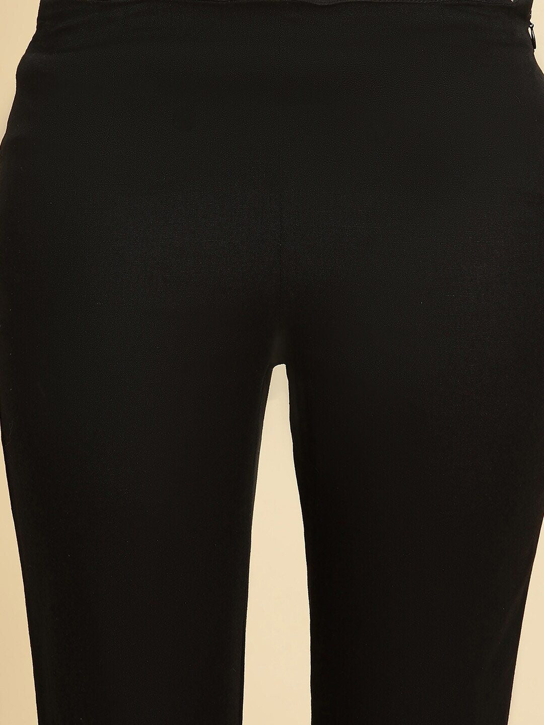 W Women Regular Fit Mid-Rise Cotton Regular Trousers