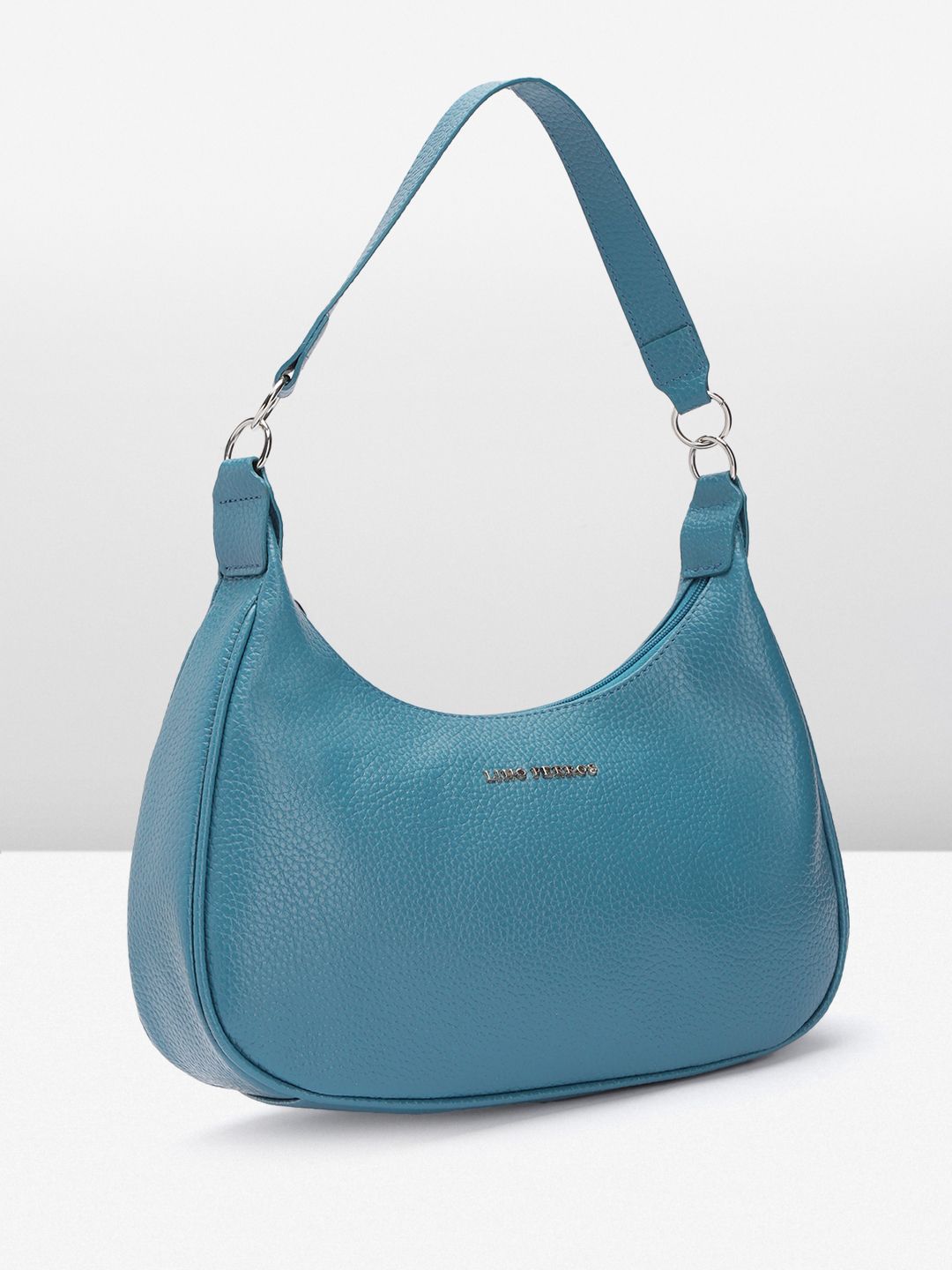 Lino Perros Textured Structured Baguette Bag