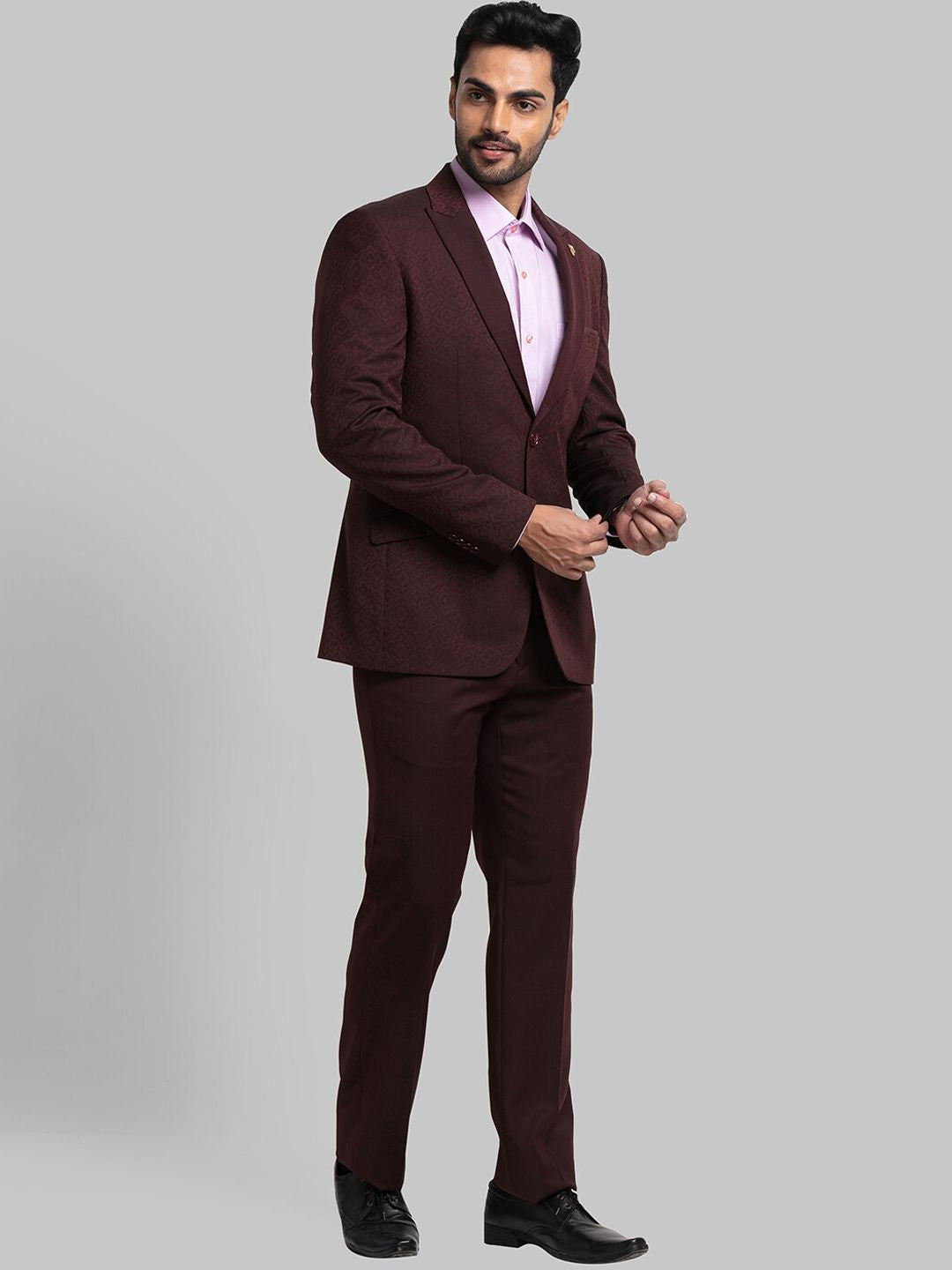 Raymond Men Reka Bentuk Sendiri Single Breasted Two Piece Formal Suit