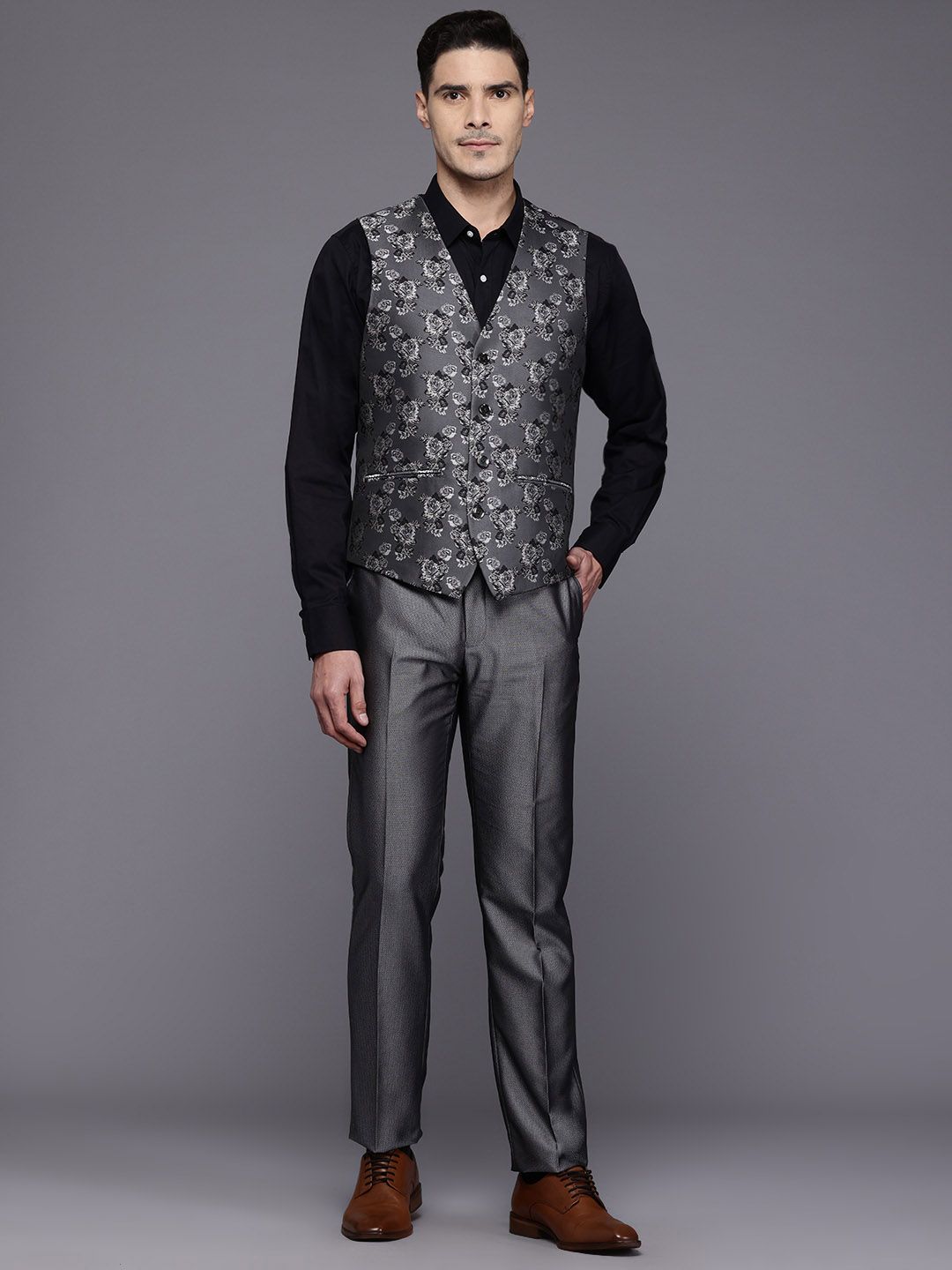 Raymond 3-Piece Single-Breasted Contemporary-Fit Party Suit
