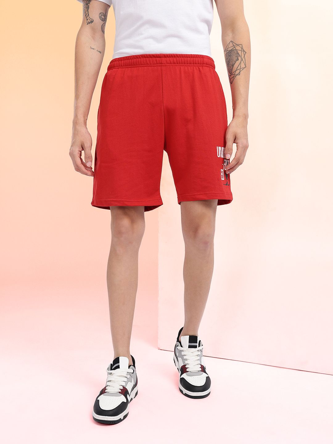 HRX by Hrithik Roshan Men Printed Regular Fit Lifestyle Shorts
