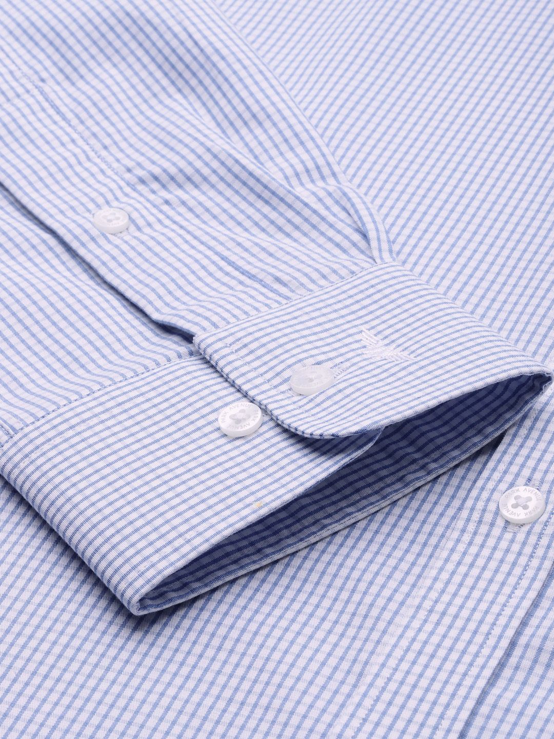 Park Avenue Pure Cotton Slim Fit Micro Checks Opaque Formal Shirt