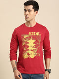 Being Human Printed Pure Cotton T-shirt