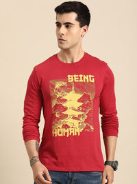 Being Human Printed Pure Cotton T-shirt