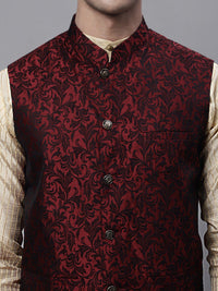 Jompers Woven Design Nehru Jackets