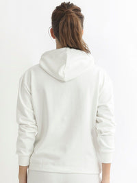RAREISM Graphic Printed Hooded Cotton Sweatshirt