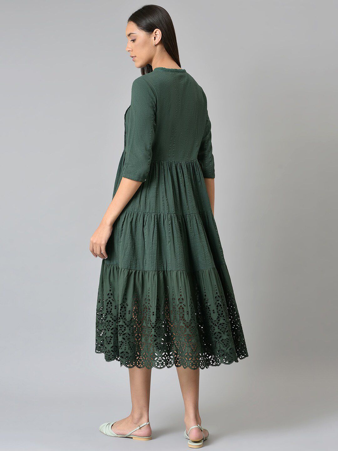 W Green Midi Dress