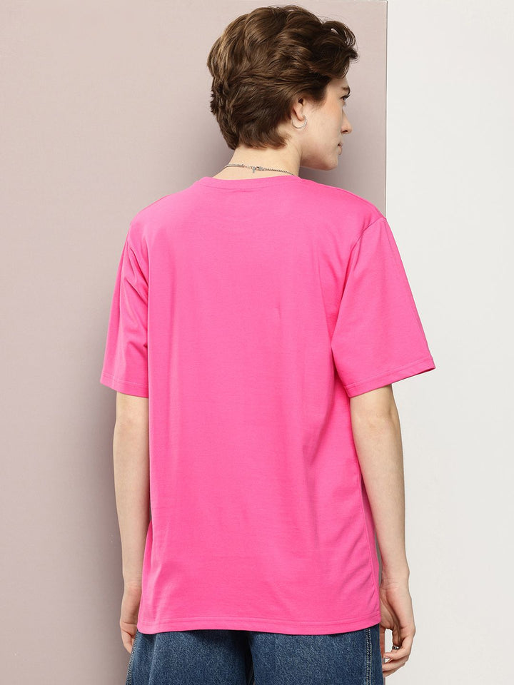 DILLINGER Graphic Printed Drop-Shoulder Sleeves Oversized Pure Cotton T-shirt