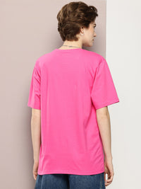 DILLINGER Graphic Printed Drop-Shoulder Sleeves Oversized Pure Cotton T-shirt