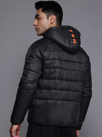 HRX by Hrithik Roshan Rapid-Dry Hooded Training Padded Jacket