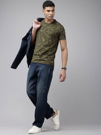 SPYKAR Graphic Printed Slim Fit T-shirt
