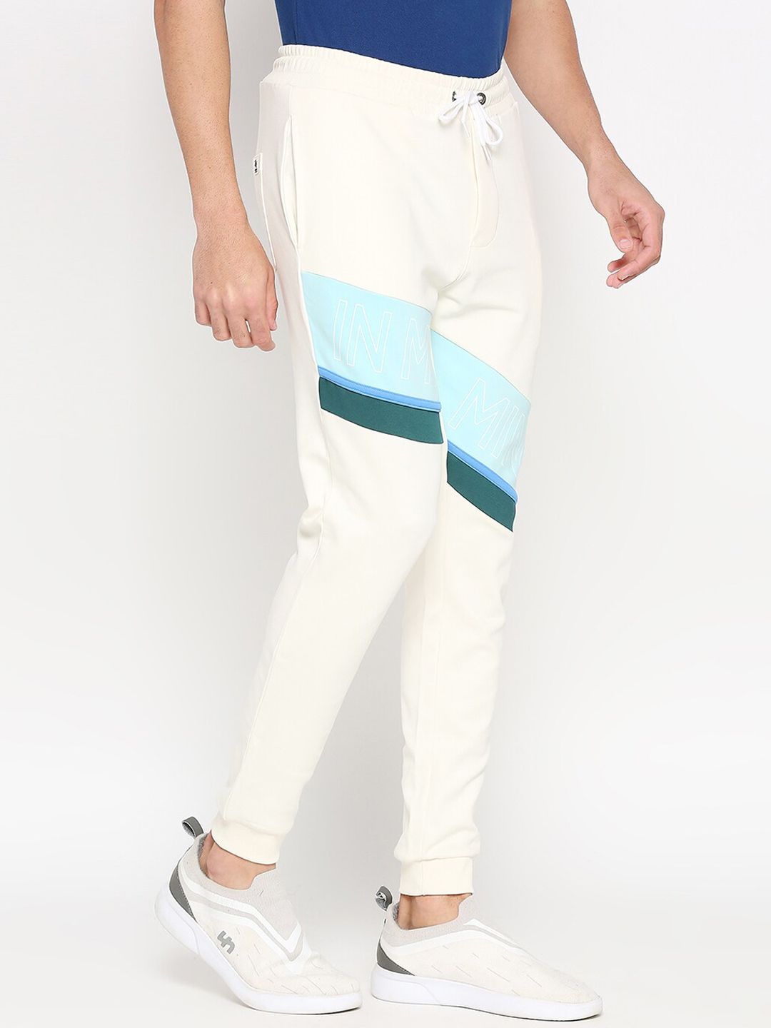 Being Human Men Cotton Mid-Rise Joggers