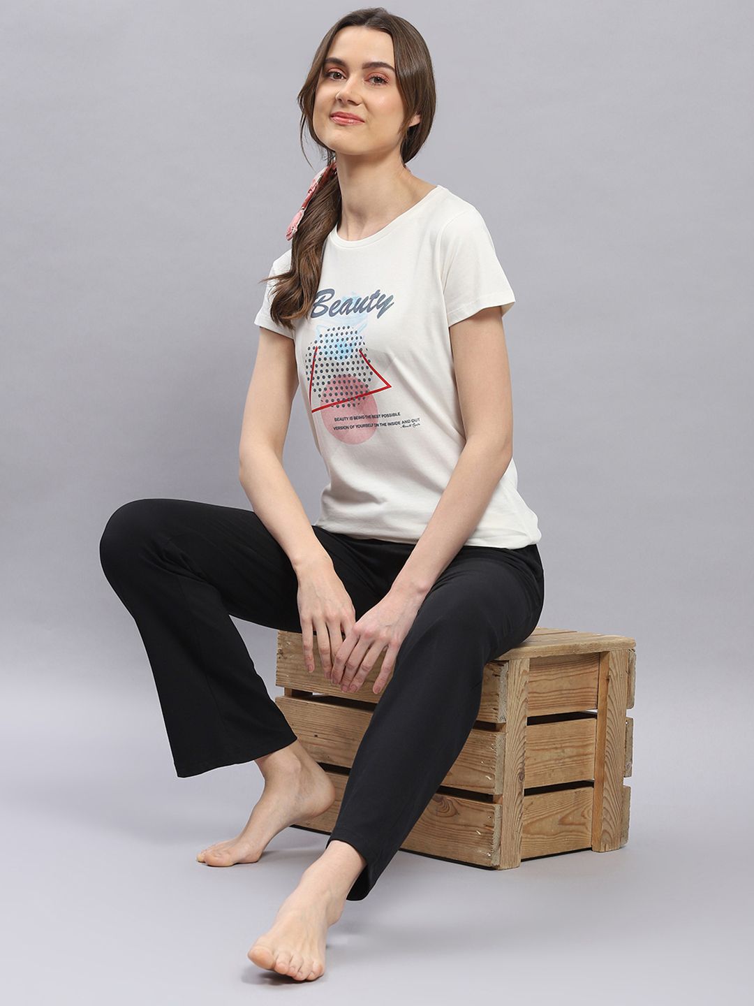 Atasan Kapas Cetak Monte Carlo