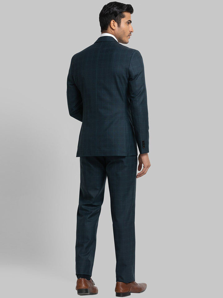 Raymond Men Checked Single Breasted Two Piece Formal Suit