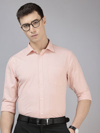 Park Avenue Self-Design Slim Fit Formal Shirt