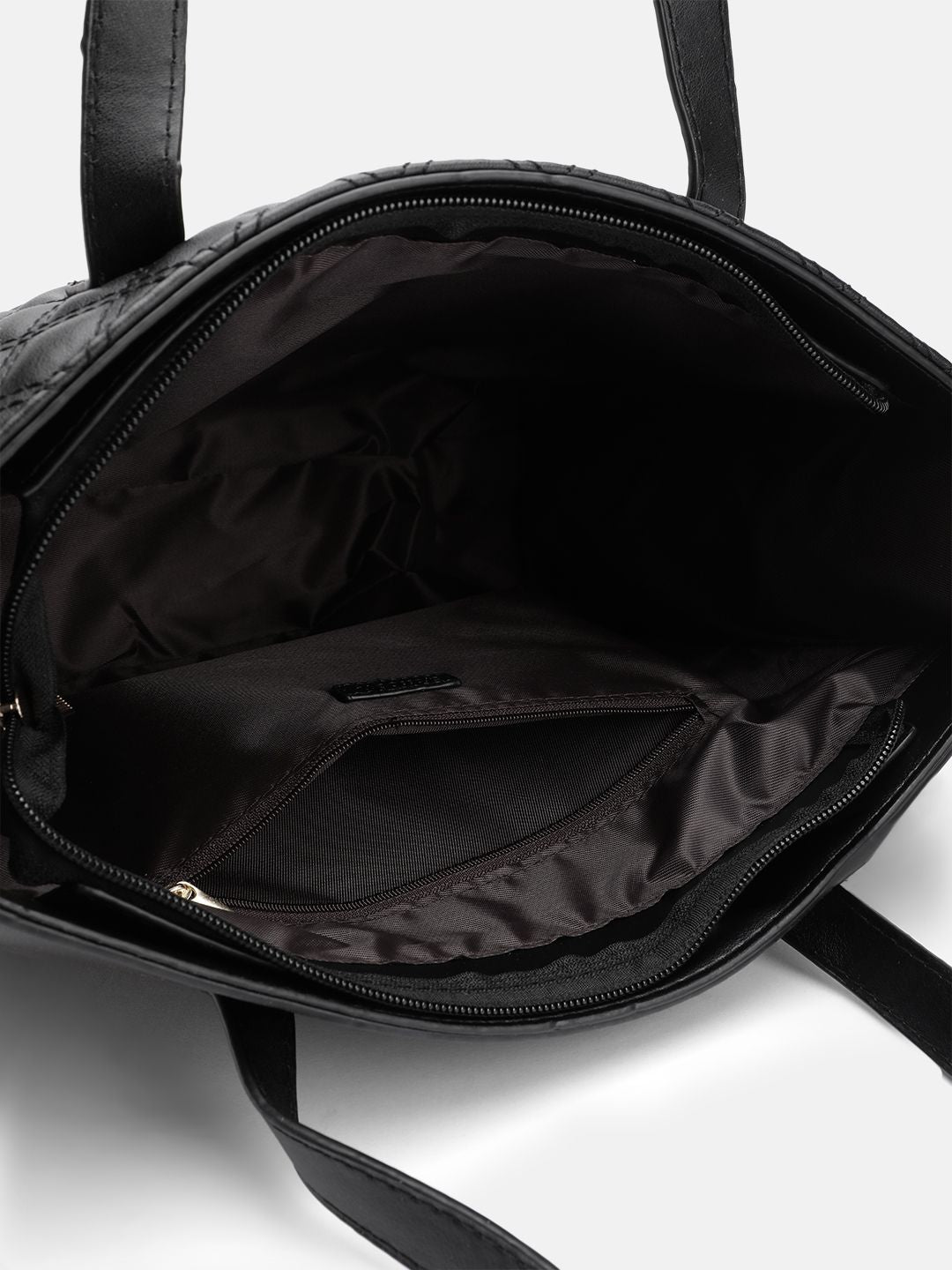 DressBerry Structured Quilted Shoulder Bag