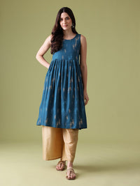 Anouk Geometric Printed Sequinned Kurta
