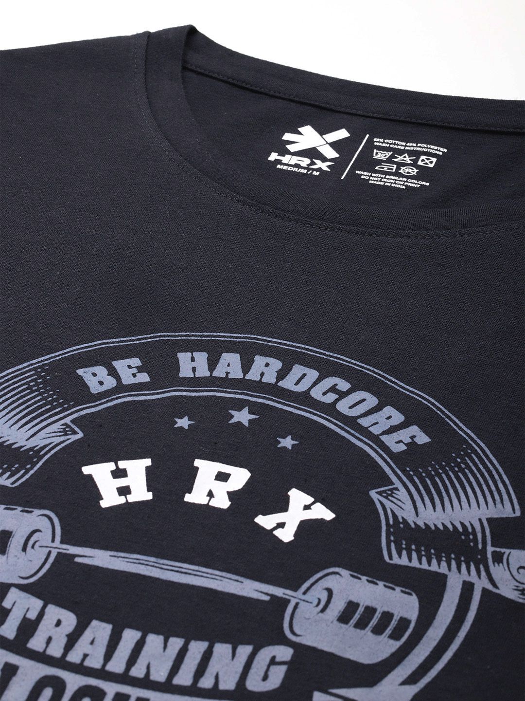 HRX by Hrithik Roshan Men Typography Printed Training T-shirt