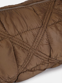 DressBerry Textured Structured Handheld Bag with Quilted