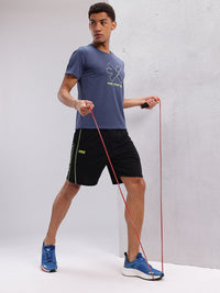 HRX by Hrithik Roshan Men Contrast Stitch Rapid-Dry Training Shorts
