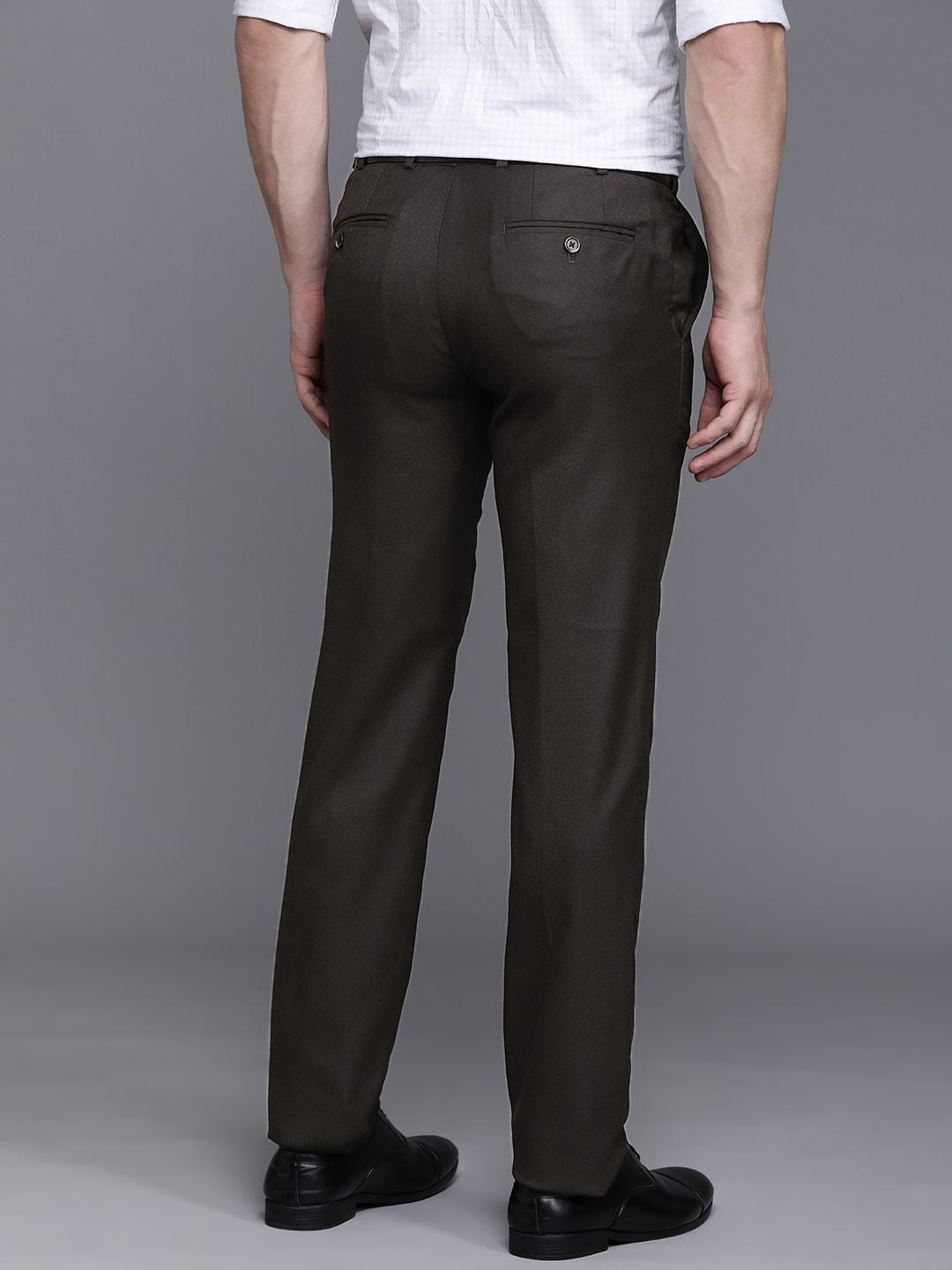 Raymond Men Slim Fit Formal Trousers