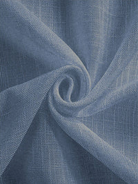 URBAN SPACE Blue 2 Pieces Sheer Long Door Curtain