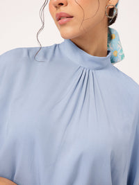 DressBerry Retro Rave High Neck Cape Top